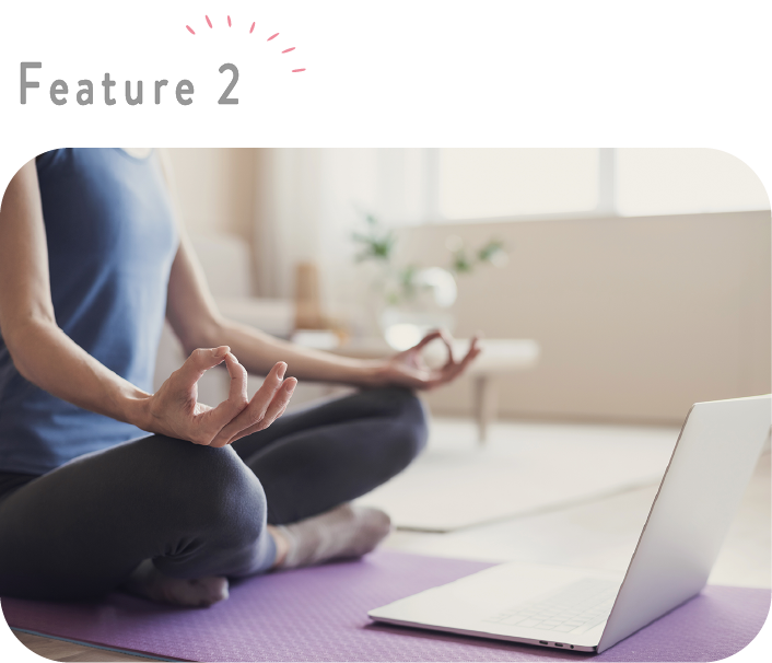 ZOOMを活用したオンラインヨガレッスン